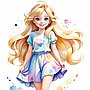 AI Image from preset `Girl Cartoon` with settings Size=`960x1360`